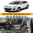 10 x Ultra White LED Lights Interior Package Kit For 2007 - 2012 Mazda CX-7 CX7