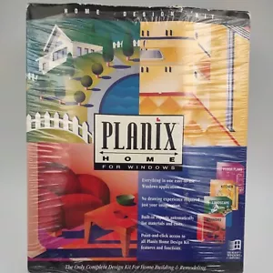 Planix Home for Windows 1993 Home Design Kit CAD Compatible Floppy Disk VTG PC - Picture 1 of 12