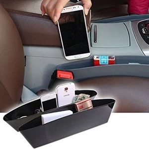 Pair Catch Catcher Box Car Seat Gap Slit Pocket Storage Organizer Holder Box - Picture 1 of 5