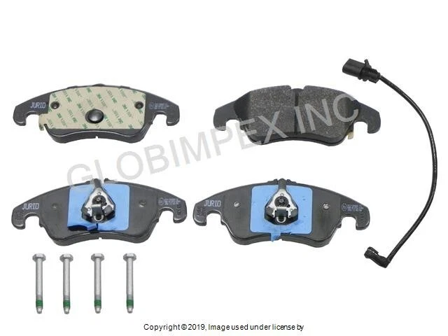 AUDI (2009-2012) Brake Pad Set FRONT OEM JURID + 1 YEAR WARRANTY Foto 1 de 1