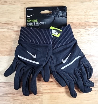 Мужские беговые перчатки Nike Sphere с технологией Dri-Fit NRGK0-042 - Изображение 1 из 4