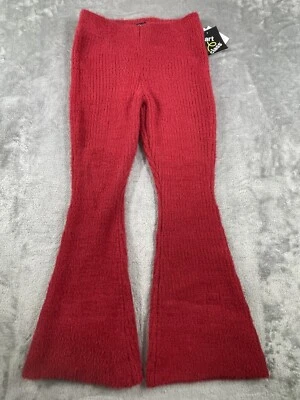 Art Class Redvel Red Velvet Flare Pants Girls M (7/8) NWT Pull On - Image 1 of 4