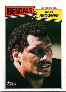 1987 Topps #195 Ross Browner - Picture 1 of 2