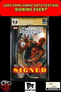 AMAZING SPIDER-MAN #1 LEE BERMEJO VAR CGC SS LCCAF LEE BERMEJO SIGNED PRESALE - Picture 1 of 1