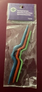 Packs Plastic Straight Cable Needles 3 pcs ea Loops & Threads - Picture 1 of 2