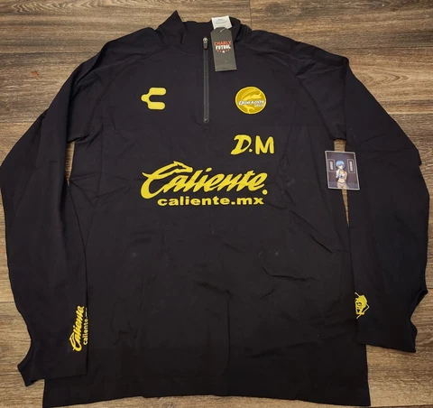 NWT Dorados De Sinaloa Maradona  Pullover 1/4 Zip Sweater Team Issue Size Large Cover