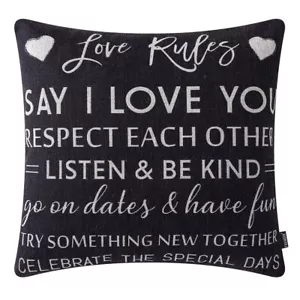 Valentine Pillow Covers 18x18 Inch Love Decorative Pillow Cover for Couch Wed... - Picture 1 of 8
