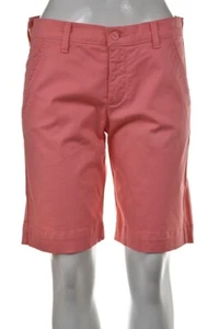 American Colors Womens Shorts Size 28 Coral Pink Bermuda Cotton Casual - Picture 1 of 5