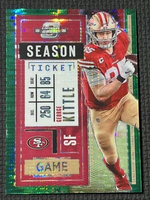 2020 Contenders Optic George Kittle Green Pulsar /27 San Francisco 49ers #51 - Image 1 of 3