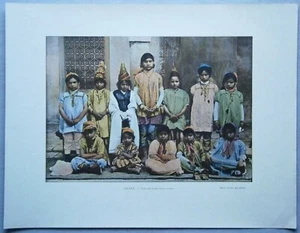 aprox. 1895 Fotocromo Francés JÓVENES JUDÍAS CHICAS, SFAX, TUNECINA, #480 - Imagen 1 de 1