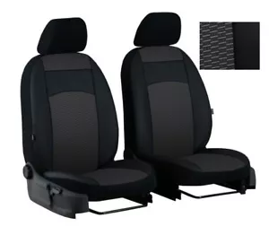 Coprisedili anteriori su misura in ecopelle + tessuto FORD GRAND C-MAX Mk2 2010-2015 - Foto 1 di 11