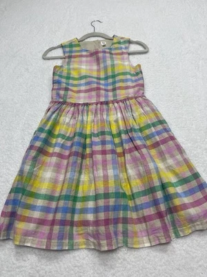 Vestido midi infantil Gap listra rosa recortado boho vacay tamanho XL - Imagem 1 de 4