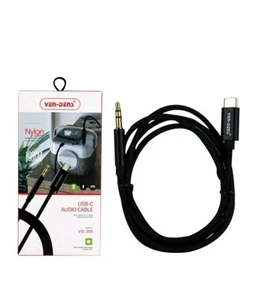 2 X Ven-Dens USB-C To 3.5MM Cable AUX CABLE SAMSUNG HUAWEI SONY - Picture 1 of 2