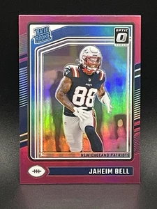 Donruss Optic 2024 - Jaheim Bell clasificación #238 novato rosa Prizm - Patriots - Imagen 1 de 2