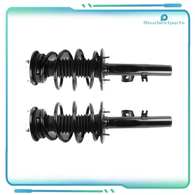 Par de amortiguadores delanteros completos puntales conjunto muelles helicoidales para Ford Taurus X 2008 2009 Foto 1 de 4