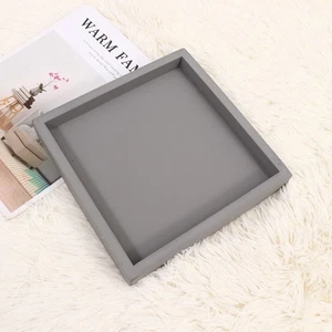 Imitation Cement Flower Pot Tray Square Drip Saucer Planter Baby Potted - Picture 1 of 11