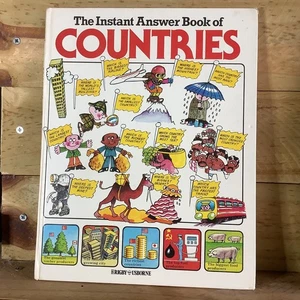 RIGBY USBORNE THE INSTANT ANSWER BOOK of COUNTRIES - HARDCOVER EDITION - Picture 1 of 3