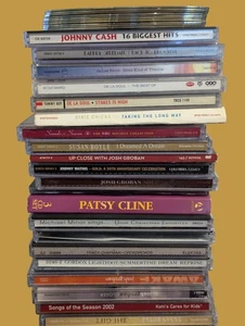 30 Lot CDs (10 Of Them No Case)  Fair To Very Good Johnny Cash Dixie Chicks  - Picture 1 of 3