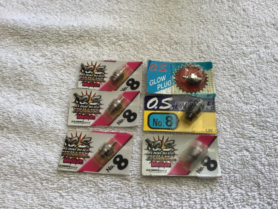 OS 3.5 Outboard Nitro Engine Glow Plugs for 3.5 RCTunnel Boat, Total of 6-Plugs - Image 1 of 1