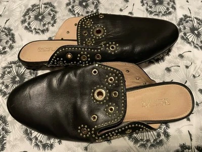 Mulas Rachel Zoe Black Slides 7,5 M  Foto 1 de 3