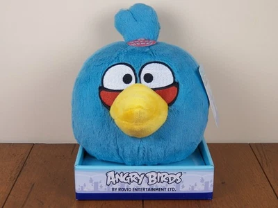 Angry Birds Blue Bird Jay 8" Plush Stuffed Animal Doll Toy *NO SOUND* **NEW** - Image 1 of 4