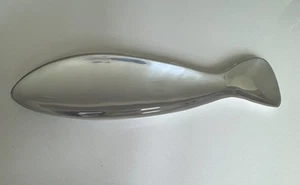 Vintage Nambe Alloy Dish, Serving tray bowl fish #553 - Picture 1 of 6