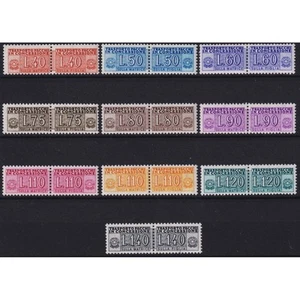 REPUBBLICA 1955-81 PACCHI IN CONCESSIONE STELLE 11 V. G.I MNH** CERT. - Foto 1 di 3