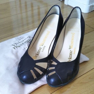 Scarpe decolte Vivienne Westwood personalizzate rare UK4 nere buone condizioni - Foto 1 di 10
