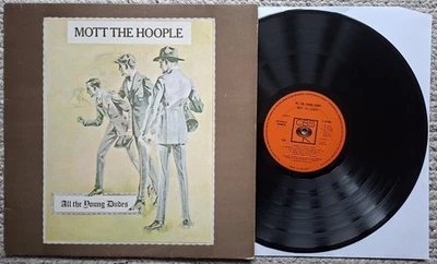 Mott The Hoople "All The Young Dudes First Press Cover Variant Ex-VG David Bowie Foto 1 de 4
