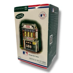Dept 56 Chicago Cubs Tavern Christmas in the City Series 2004 NOS NIB RARE!!! - Bild 1 von 20