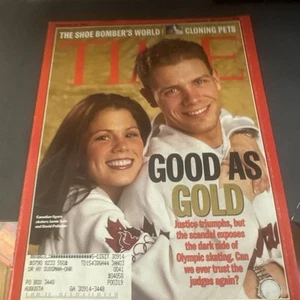 2002 FEBRUARY 25 TIME MAGAZINE - JAMIE SALE & DAVID PELLETIER COVER - L 11618 - Picture 1 of 12
