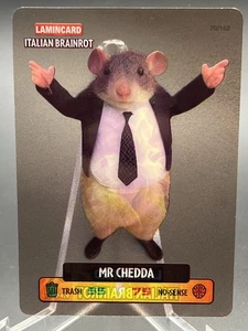 LAMINCARD Italian Brainrot MR CHEDDA #70/162 – Meme Rat Card Diramix - Bild 1 von 5