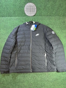 Neu mit Etikett Cutter & Buck Philadelphia Eagles gefütterter Herrenmantel durchgehender Reißverschluss Gr. 2XL - Bild 1 von 5