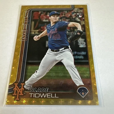 2025 Topps Update Blade Tidwell RC Foilfractor 1/1 NY Mets - Image 1 of 4