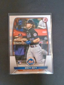 2023 Bowman Baseball Brett Baty RC #80 New York Mets - Bild 1 von 2