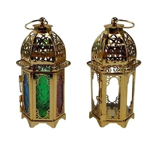Candle Holder Lantern Wind Lamp Candlestick for Garden Decor - Picture 1 of 15