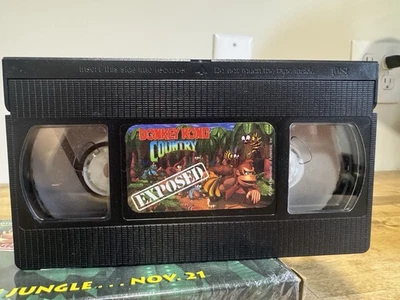 Редкое рекламное издание видеокассет Nintendo Donkey Kong Country Exposed - Изображение 1 из 2