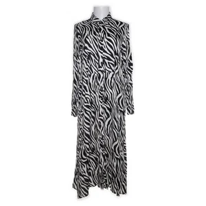 ESPRIT, Maxikleid, Größe: 38, Weiß/Schwarz, Zebra, Damen #3vY - Bild 1 von 4