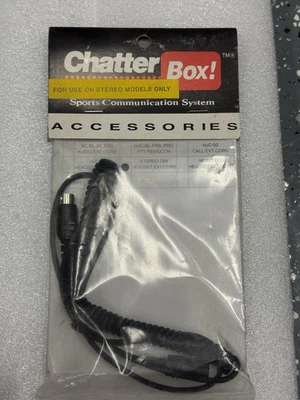 ChatterBox HJC-40 Headset Extension Cord - NOS - Image 1 of 3
