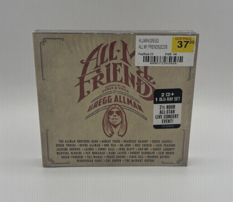 All My Friends: Celebrating The Songs & Voice Of Gregg Allman 2CD/B NEW / SEALED - Image 1 of 4