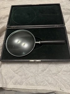 Vintage ATCO 4.5 Magnifying Glass With Padded KINSMAN Case - Picture 1 of 8