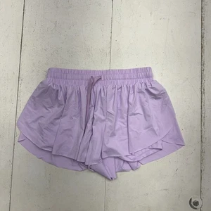 Shein Solid Light Purple Athletic Drawstring Flowy Shorts Womens Size Medium - Picture 1 of 5