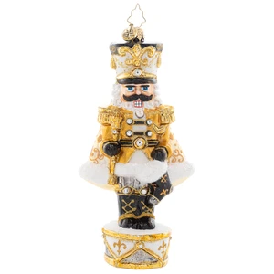 Christopher Radko Golden Guardian Glass Christmas Ornament 1021657 - Picture 1 of 3