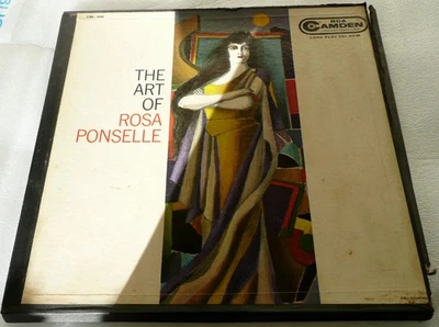 The Art Of Rosa Ponselle - RCA Camden – CBL-100 - 2 Record Box Set - Mono - LP - Image 1 of 2