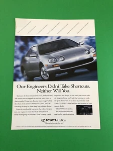 1994 1995 TOYOTA CELICA VINTAGE ORIGINAL PRINT AD ADVERTISEMENT - Picture 1 of 1