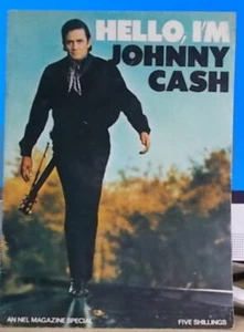 HELLO I'M JOHNNY CASH 1970 UK Publication Collectable Scarce Magazine Format - Picture 1 of 11