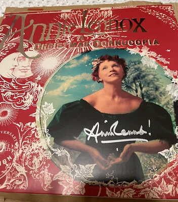 ANNIE LENNOX SIGNED AUTOGRAPHED VINYL LP RECORD Christmas Cornucopia Eurythmics - Image 1 of 4