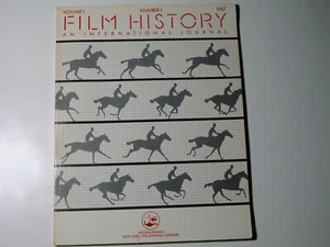 Film History An International Journal  V 1 No. 1 - 1987 - Imagen 1 de 5