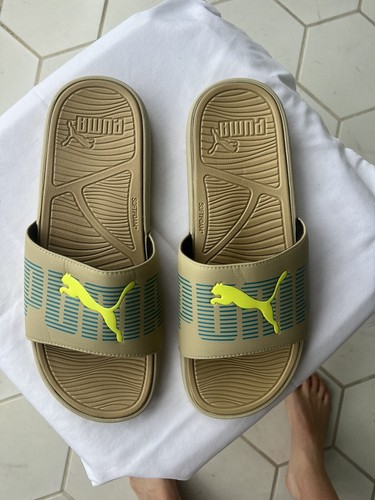 PUMA Uomo Cool Cat 2.0 SANDALO SLIDE TRIPLA VISIONE "PUTTY" US 13 UK 12 EU 47