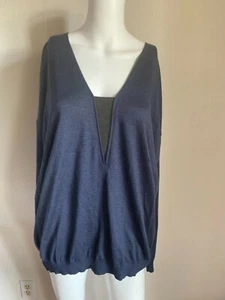 Neu mit Etikett Brunello Cucinelli Kaschmir Seide PULLOVER XL $ 1795 makellos  - Bild 1 von 5